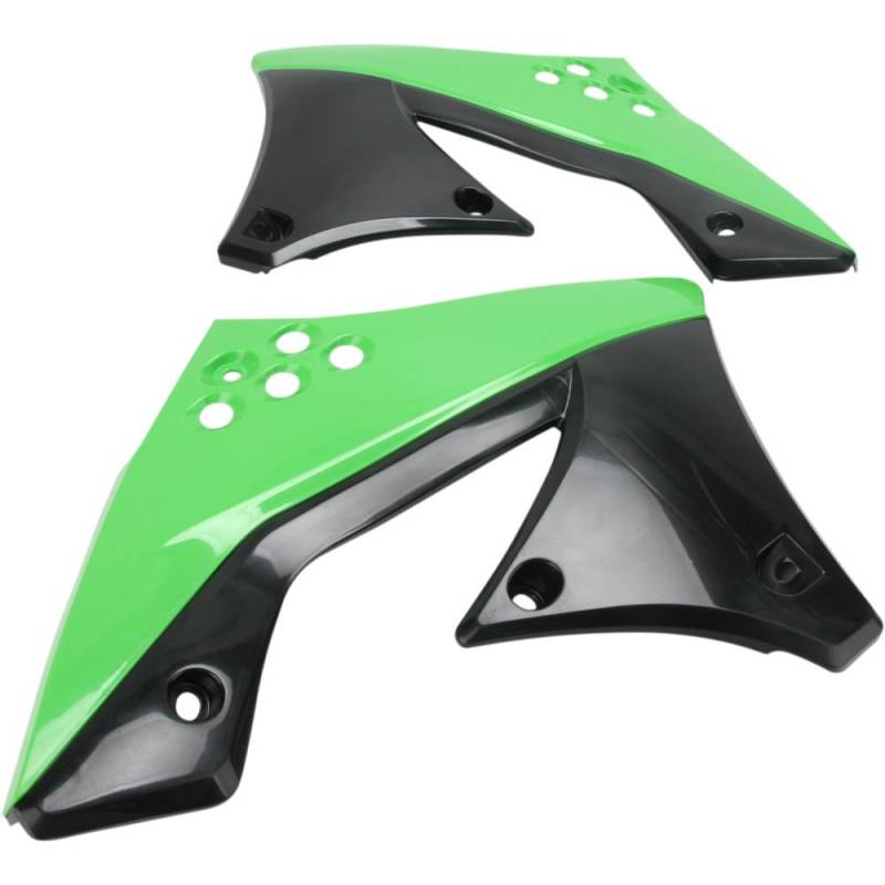 Acerbis Radiator Shrouds Green Black 2141721089