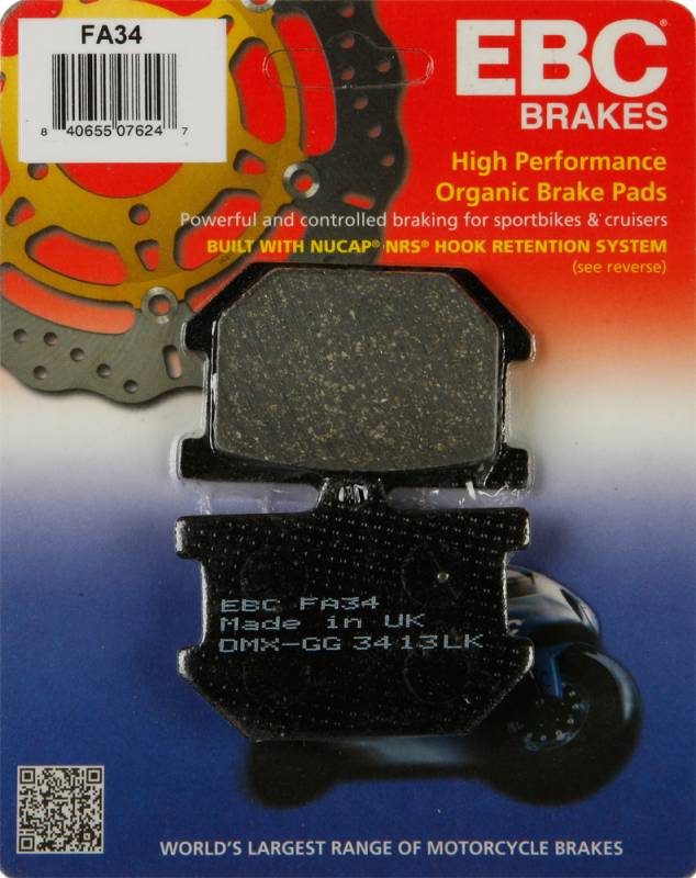 Ebc Brake Pads - Fa34