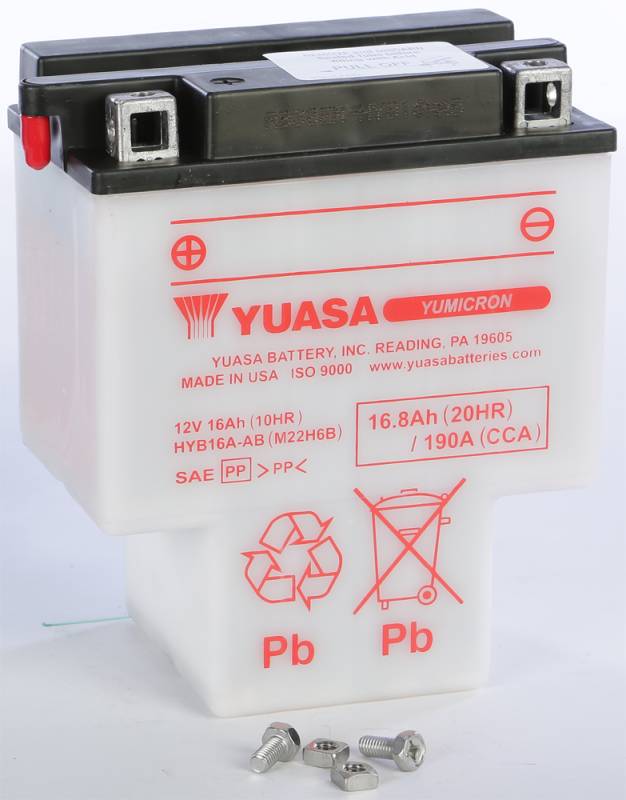 Аккумулятор yuasa hyb16a ab