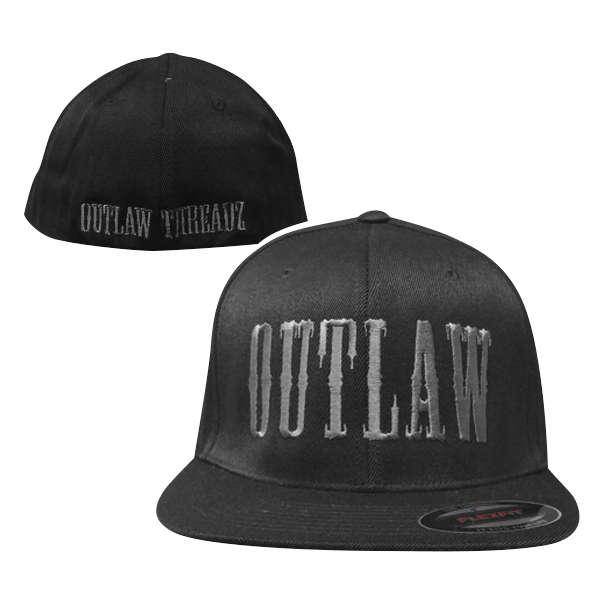 Outlaw Threadz Outlaw Hat - BOS01 - Black/Charcoal OSFM