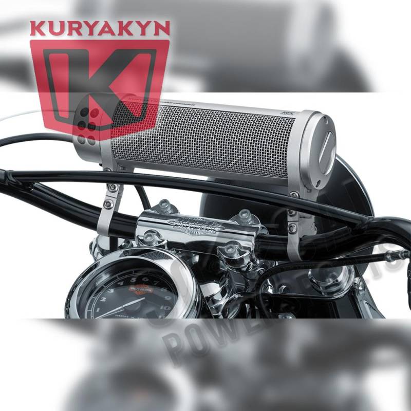 Kuryakyn Road Thunder Sound Bar Plus by MTX Satin Silver 2719