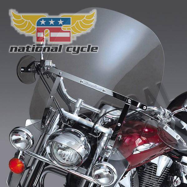 National Cycle SwitchBlade 2-Up Windshield - Clear - N21113