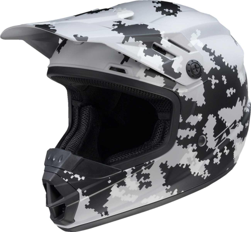 Z1R - Z1R Rise Digi Camo Youth Helmet - 0111-1454 - Matte Gray - Small