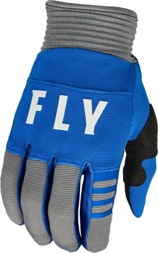 Fly Racing - Fly Racing F-16 Youth Gloves - 376-912Y2XS - Blue/Gray - 2XS