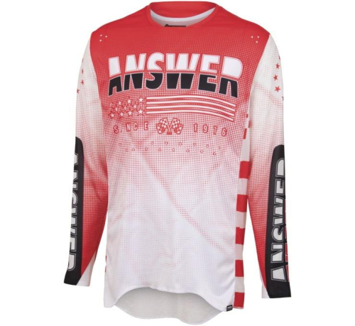 Answer - Answer Elite Revolution Jersey - 447158 - White/Infrared - Small