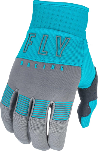 Fly Racing - Fly Racing F-16 Youth Gloves - 374-81604 - Gray/Blue - 04