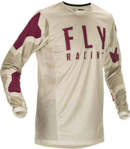 Fly Racing - Fly Racing Kinetic K221 Jersey - 374-527X - Stone/Berry - X-Large