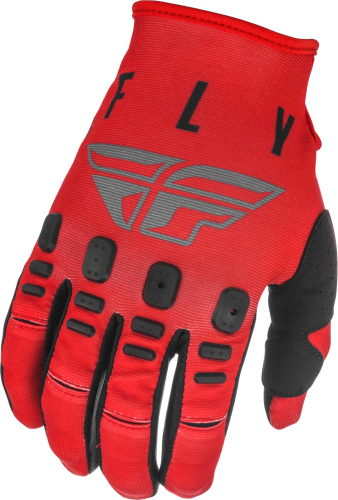 Fly Racing - Fly Racing Kinetic K121 Gloves - 374-41207 - Red/Gray/Black - 07