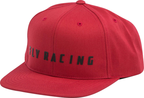 Fly Racing - Fly Racing Fly Logo Hat - 351-0962 - Red - OSFM