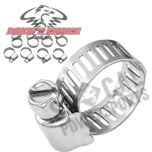 Bikers Choice - Bikers Choice Stainless Steel Mini-Clamps - 603518