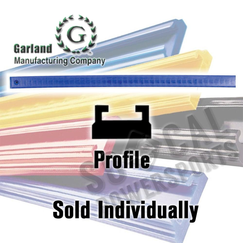 Garland Mfg Co - Garland Mfg Co Slides - UHMW - Blue - 25 - 56.89in - 25-5689-3-01-07