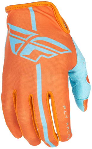 Fly Racing - Fly Racing Lite Youth Gloves - 371-01806 - Orange/Blue - Large