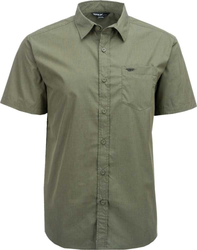 Fly Racing - Fly Racing Button-Up Shirt - 352-6185L - Green - Large