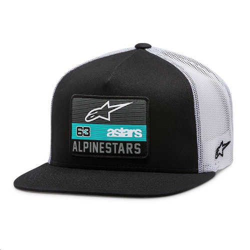 Alpinestars - Alpinestars Sponsored Hat - 1210-81050-1020 - Black/White - OSFA