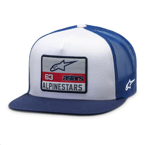 Alpinestars - Alpinestars Sponsored Hat - 1210-81050-2070 - White/Navy - OSFA