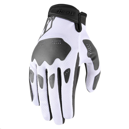 Icon - Icon Hooligan Gloves - 3301-3882 - White - X-Large