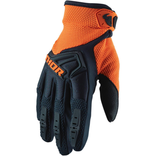 Thor - Thor Spectrum Youth Gloves - 3332-1467 - Midnight/Orange - X-Small