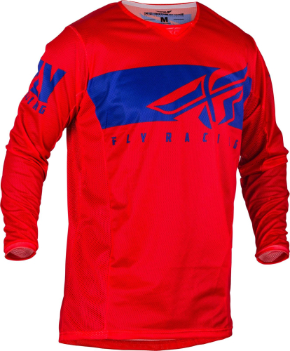 Fly Racing - Fly Racing 2019.5 Kinetic Mesh Shield Jersey - 373-312S - Red/Blue - Small