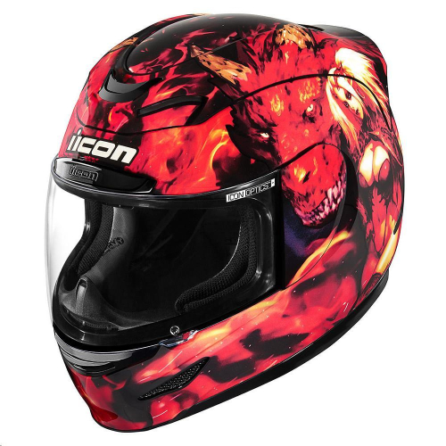 Icon - Icon Airmada Azrael Helmet - 0101-13060 - Red - X-Large