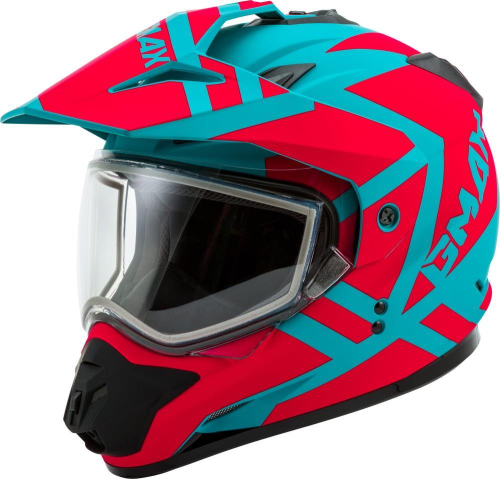 G-Max - G-Max GM-11S Trapper Helmet - G2113265 - Matte Teal/Orange - Medium