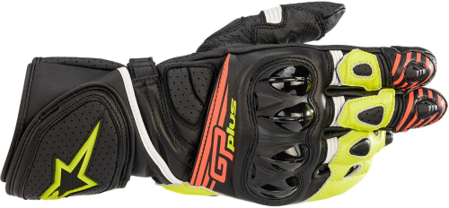 Alpinestars - Alpinestars Racing Professional GP Plus R V2 Gloves - 3556520-1538-L - Black/Yellow Fluo/Red - Large