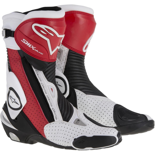 Alpinestars - Alpinestars SMX Plus Vented Boots - 2221015132247 - Black/Red/White - 12