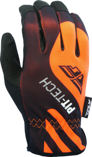 Fly Racing - Fly Racing Pit Tech Lite Gloves (2017) - 370-04710 - Flo Orange/Black - 10