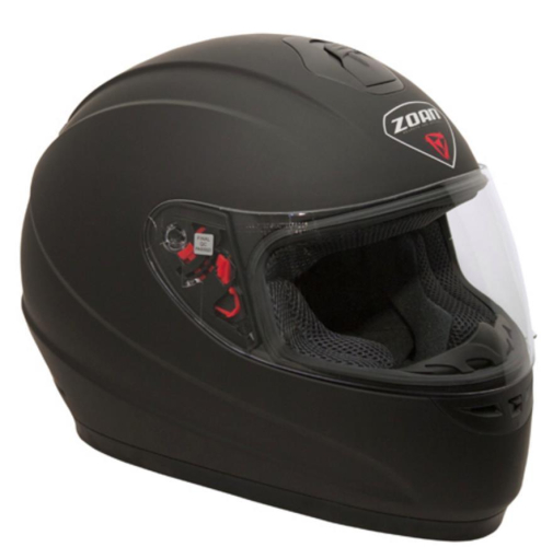 Zoan - Zoan Thunder Solid Snow Helmet with Electric Shield - 223-038SN/E - Matte Black - 2XL