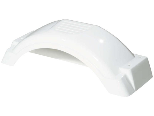 Fulton - Fulton HDPE Plastic Trailer Fender - Style B - White - 008549