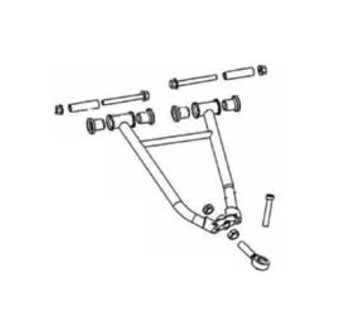 SPI - SPI Bushing and Bolt Kit for Chrome Moly Upper A-Arms - SM-08274