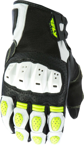 Fly Racing - Fly Racing Brawler Gloves (2020) - 476-2048M - White/Hi-Vis - Medium