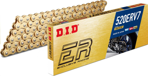 D.I.D - D.I.D Rivet Master Link for 520 ERV7 - 112 Links - Gold - 520ERV7112ZB