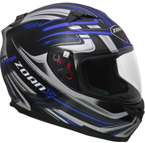 Zoan - Zoan Blade SV Reborn Graphics Snow Helmet with Electric Shield - 035-223SN/E - Blue - X-Small