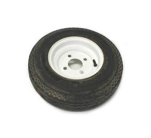 Carlisle - Carlisle USA Trial Trailer Tire - 20.5x8.5-10 - 4 Hole - Galvanized Rim - 32315