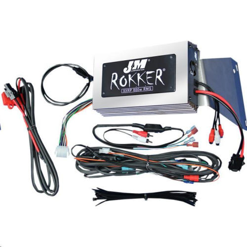 J&M - J&M Rokker 800W 4-Channel Programmable Amp Kits - JAMP-800HR11ULP