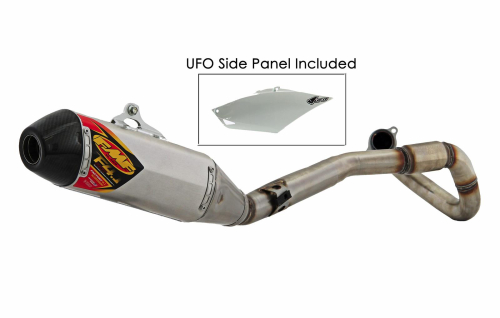 FMF Racing - FMF Racing Factory 4.1 RCT Full System with PowerBomb Header - Aluminum Muffler - Carbon Fiber End Cap - 041540