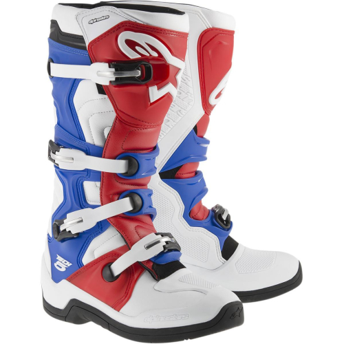 Alpinestars - Alpinestars Tech 5 Boots - 2015015-237-11 - White/Red/Blue - 11