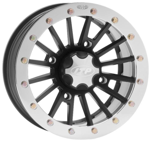 ITP - ITP SD-Series Dual Beadlock Wheel - 14x7 - 5+2 offset - 4/115 - Matte Black - 1428533536B