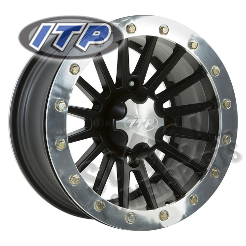 ITP - ITP SD-Series Dual Beadlock Wheel - 14x7 - 4+3 Offset - 4/156 - Matte Black - 1428532536B