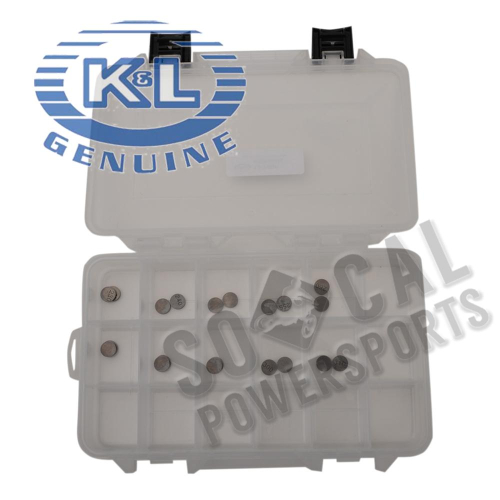 K&L Supply - K&L Supply Complete 13.00mm Valve Shim Kit - 20 Sizes - 13-7006