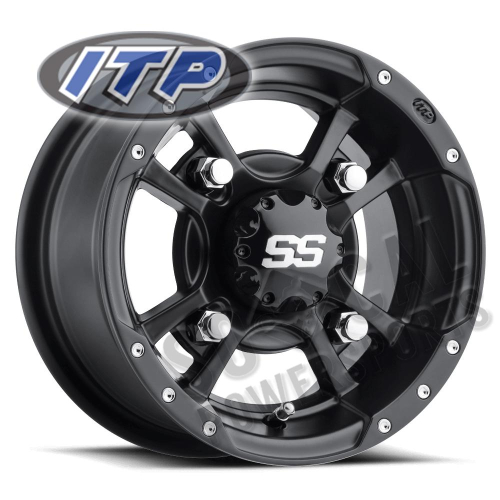 ITP - ITP SS112 Sport Wheel - 10x8 - 3+5 Offset - 4/110 - Black - 1028335536B