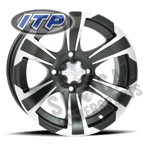 ITP - ITP SS312 Wheel - 14x8 - 3+5 Offset - 4/110 - Matte Black/Machined - 1428446536B