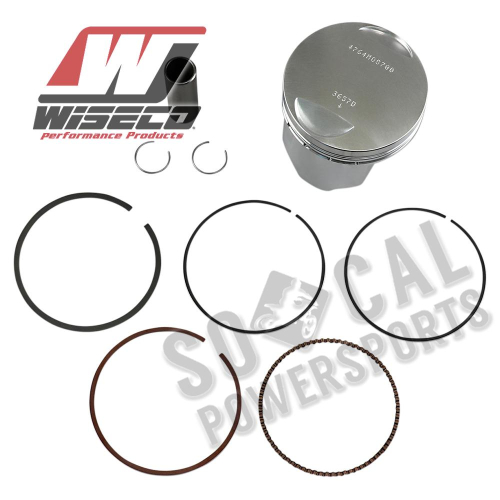 Wiseco - Wiseco Piston Kit - Standard Bore 86.91mm, 9:1 Compression - 4764M08700