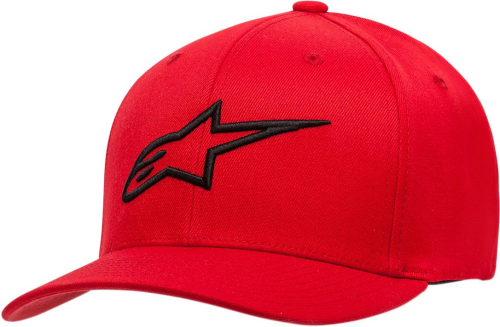 Alpinestars - Alpinestars Ageless Curve Hat - 1017810103010LX - Red/Black - Lg-XL