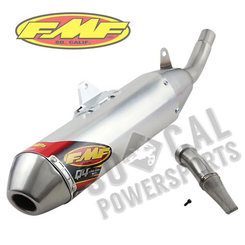 FMF Racing - FMF Racing Q4 HEX Spark Arrestor Slip-On - 042341