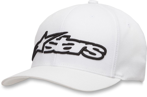 Alpinestars - Alpinestars Blaze Flexfit Hat - 1039810052010LX - White/Black - Lg-XL