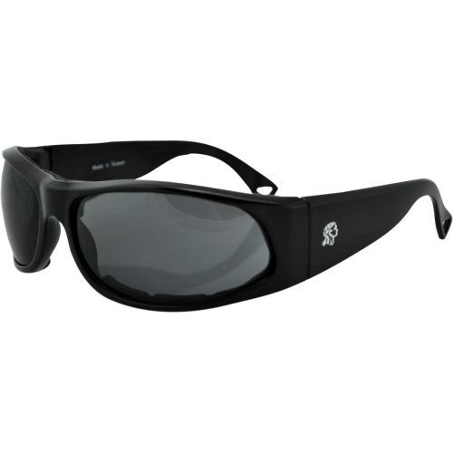 Zan Headgear - Zan Headgear California Foam Frame Sunglasses - Black/Clear - EZCA001 - Black / Smoke Lens - OSFM