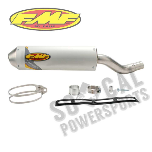 FMF Racing - FMF Racing PowerCore 4 Spark Arrestor Slip-On - Aluminum Muffler - 043210