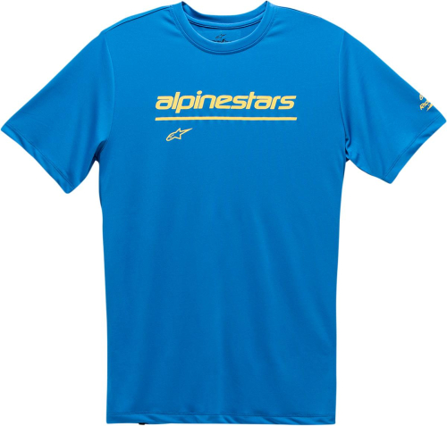 Alpinestars - Alpinestars Tech Line Up Performance T-Shirt - 121173800760L - Bright Blue - Large