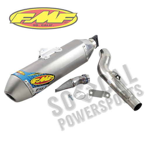 FMF Racing - FMF Racing Factory 4.1 RCT Slip-On - Titanium Muffler - Carbon Fiber Endcap - 042370